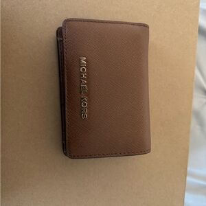 Michael Kors Tan Leather Card Holder